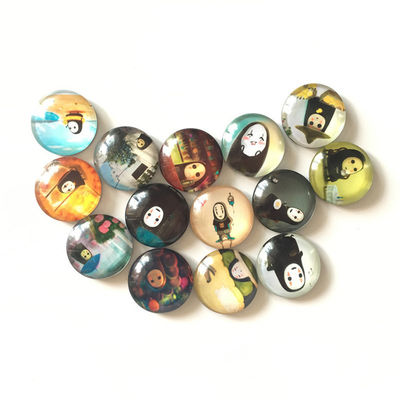 qualidade  Shape Glass Fridge Kitchen Decoration Ready Made Or Custom Wholesale Magnet fábrica